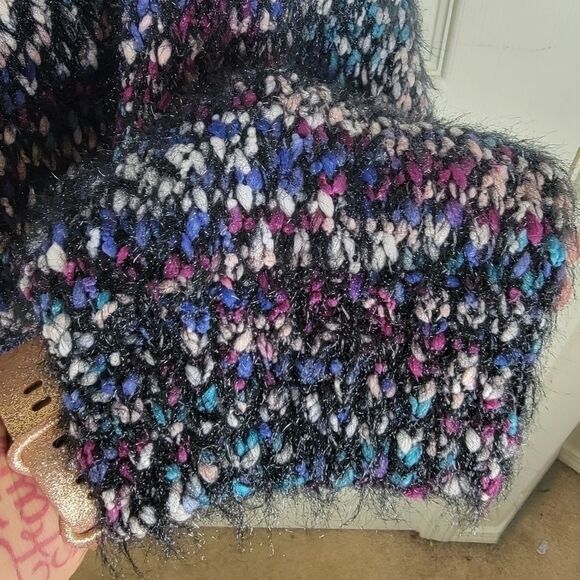 Express cowl neck oversized eyelash sweater small - Picture 6 of 9